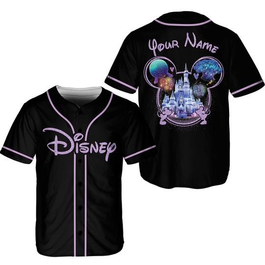 Personalized Disney Baseball Jersey, Mickey Mouse Jersey, Magic Kingdom Jersey