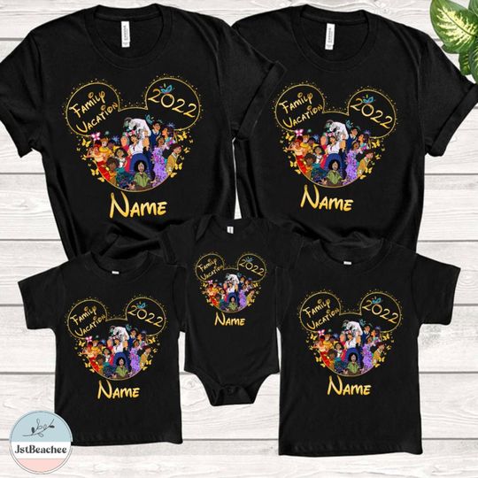 Disney Encanto Matching shirts, Personalised Family Vacation shirts, Disney 2022 shirt, Encanto Movie Shirt, Disney Family Trip shirts