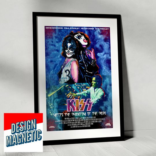 KISS Band Poster - Kiss Meets The Phantom Of The Park