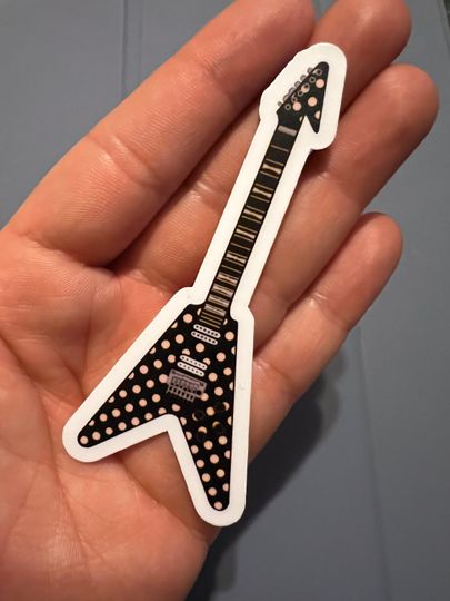 Randy Rhoads Guitar Sticker