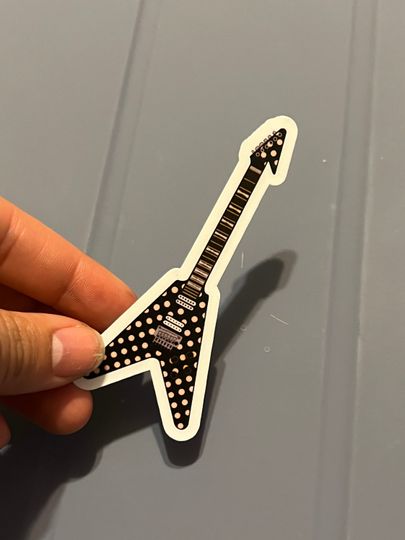 Randy Rhoads Guitar Sticker