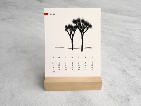 Trees 2024 Desk Calendar | Desk Calendar 2024