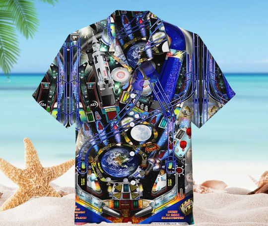 3D Apollo 13 Pinball Universal Hawaiian shirt