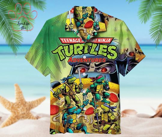 Teenage Mutant Ninja Turtles Adventures Hawaiian Shirt