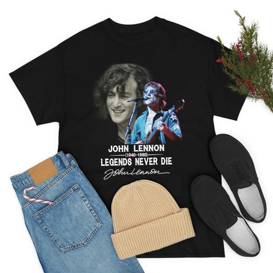 J Lennon SHIRT, 1940-1980 Legends Never Die Shirt