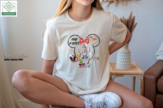 My First Disney Trip Sweatshirt, Disney Vacation Sweatshirt, 2023 Disney Trip Sweatshirt