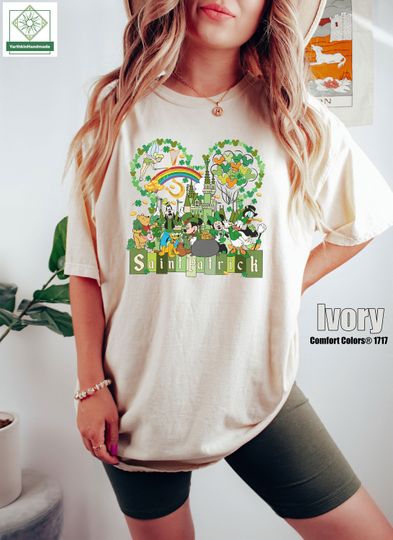 Disneyland St Patricks Day Shirt, Mouse and Friends