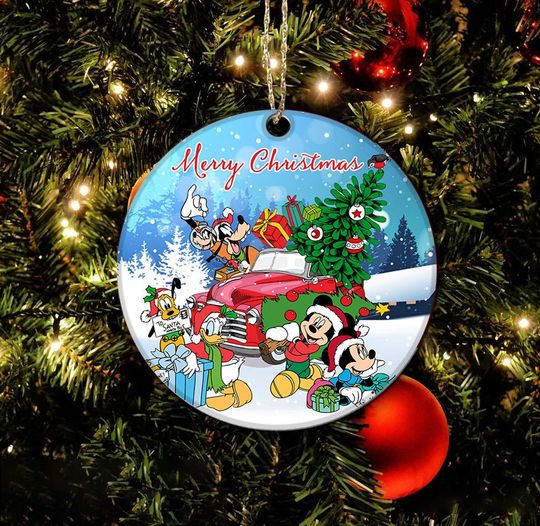Disney Christmas ornament, Mickey And Friend Christmas ornament
