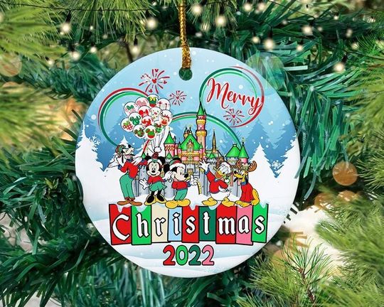 Disney Christmas ornament, Disneyland Christmas ornament