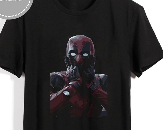 Deadpool surprise face shirt, Deadpool t-shirt, Marvel Deadpool T-Shirt