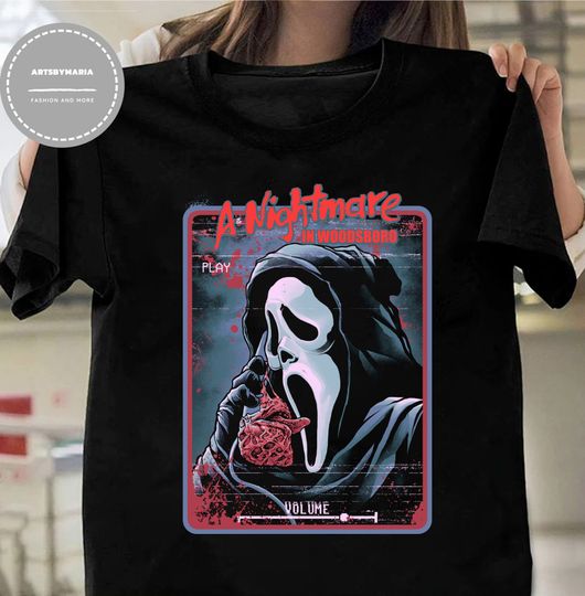 A nightmare in woodsboro Shirt, Scream Horror Shirt