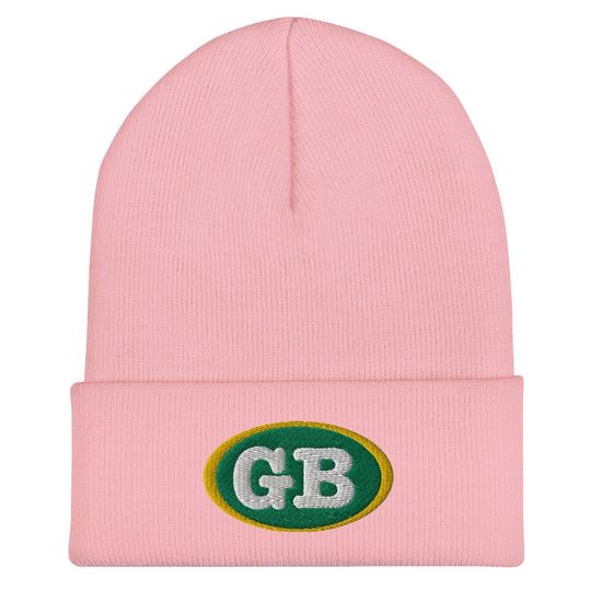 Green Bay GB - Premium Cuffed Beanie -  Wisconsin Football