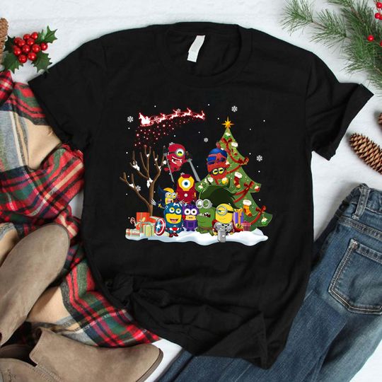 Minion Sweatshirts Christmas, Merry Christmas T-Shirt