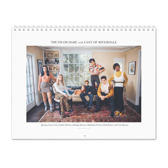 Cast of Riverdale - Truth or Dare 2024 Wall Calendar