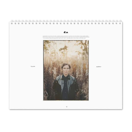 Cillian Murphy Vol.3 - 2025 Wall Calendar