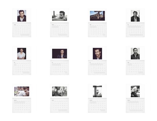 Jake Gyllenhaal Vol.1 - 2024 Wall Calendar