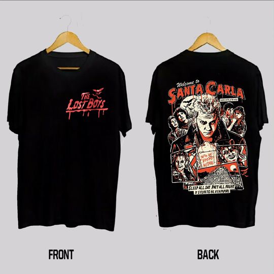 2 Sides - The Lost Boys Halloween Shirt, The Lost Boys Movie Shirt