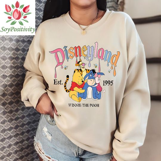Winnie the Pooh Est 1995 Sweatshirt, Disneyland Pooh Sweatshirt