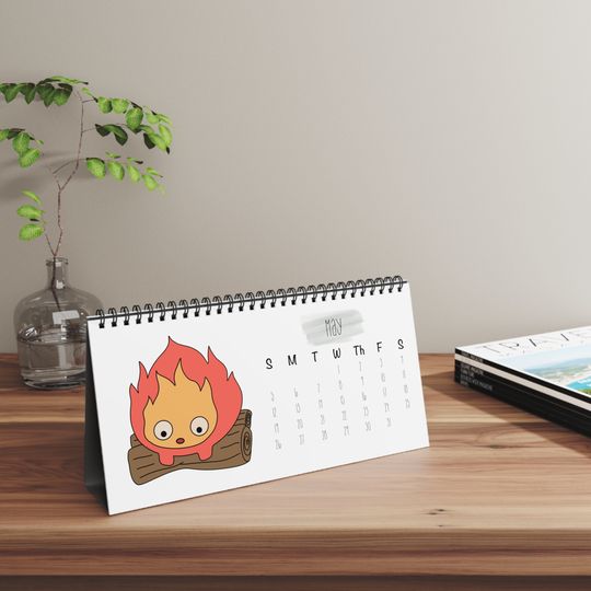 Studio Ghibli Inspired 2024 Desk Calendar