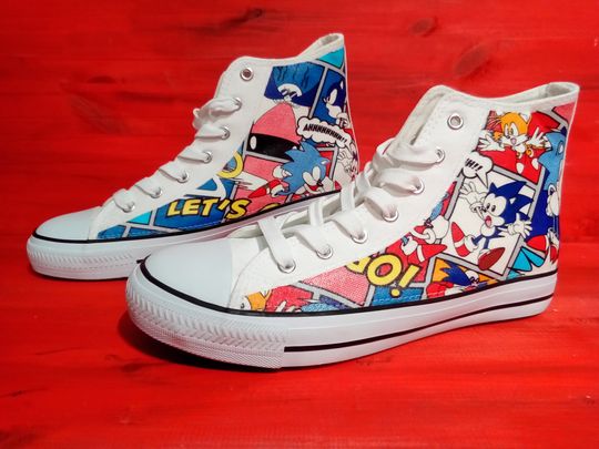 Sonic The Hedgehog Lets Go sneakers