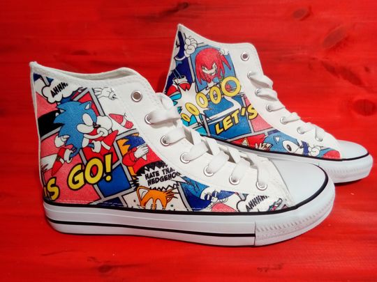 Sonic The Hedgehog Lets Go sneakers