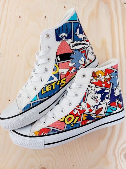 Sonic The Hedgehog Lets Go sneakers