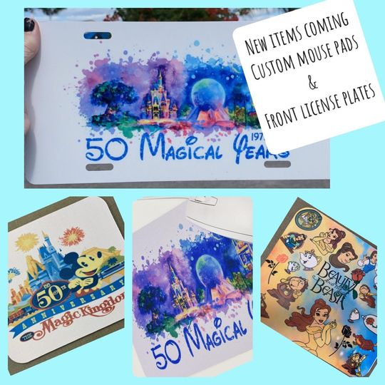 Beauty and the Beast Disney mouse pad