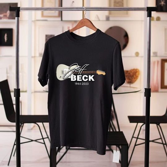 Jeff Beck Memorial Shirt, Rip Jeff Beck Shirt, Guitar Legend Memories Shirt