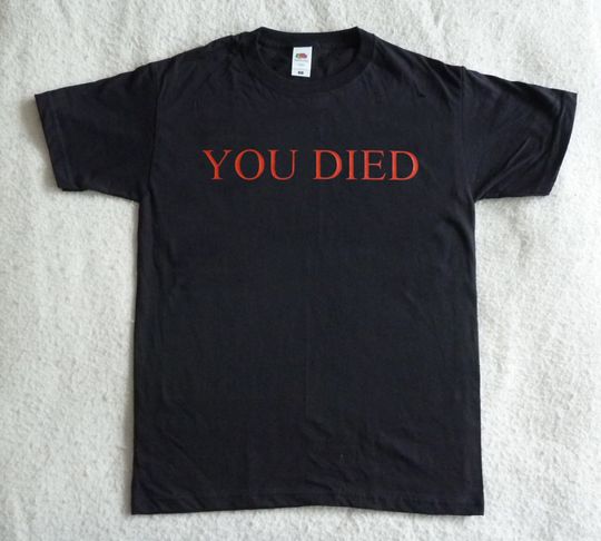 YOU DIED Bloodborne Dark Souls T-SHIRT