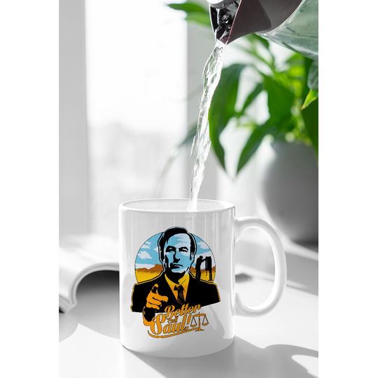 Better Call Saul Retro Mug Funny Coffee Mug - Deny Everything Cup