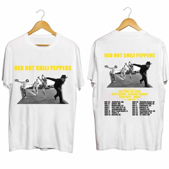 Red Hot Chili Peppers 2024 Tour Double Sided Shirt