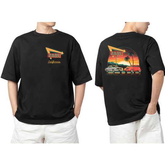 Print 2 Side - In n Out tshirt, In n Out Burger Shirt