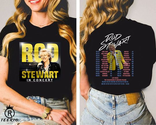 Rod Stewart The Hits Tour 2023 T-Shirt, Rod Steward In Concert 2023 T-Shirt