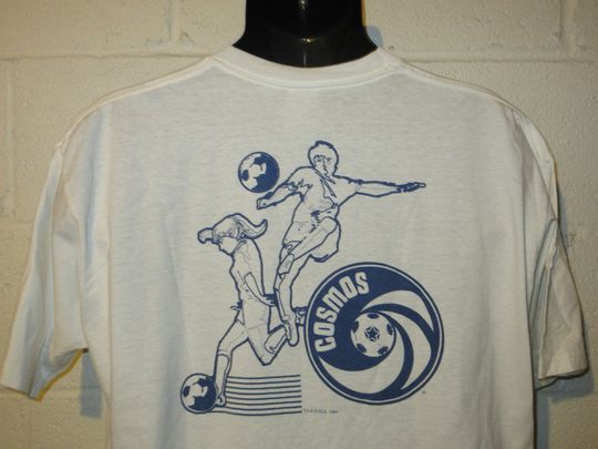 Vintage 90s New York Cosmos Soccer Futbol T-Shirt