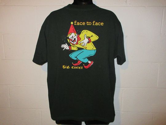 Vintage 90s Face to Face Big Choice Punk Band T-Shirt