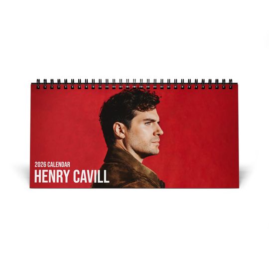 Henry Cavill - 2026 Desktop Calendar