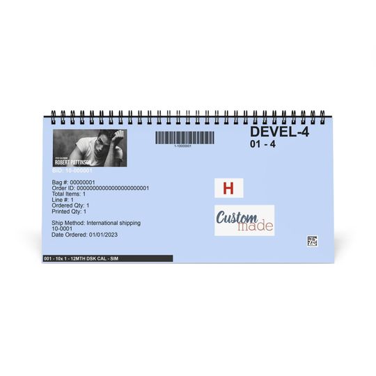 Robert Pattinson - 2026 Desktop Calendar