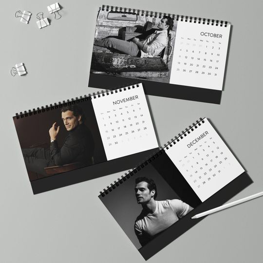 Henry Cavill - 2026 Desktop Calendar