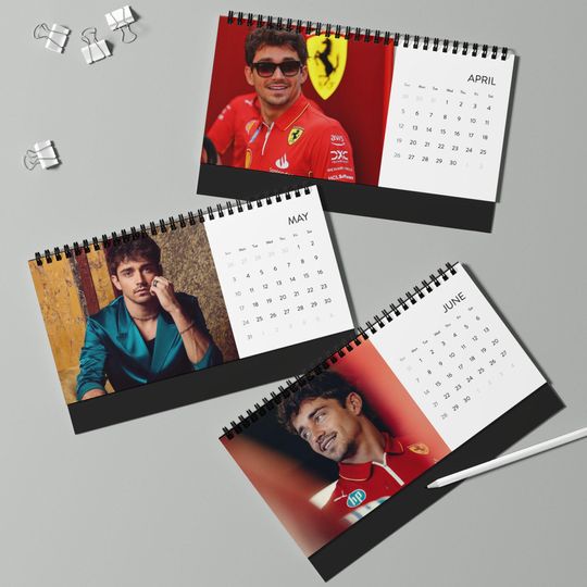 Charles Leclerc - 2026 Desktop Calendar