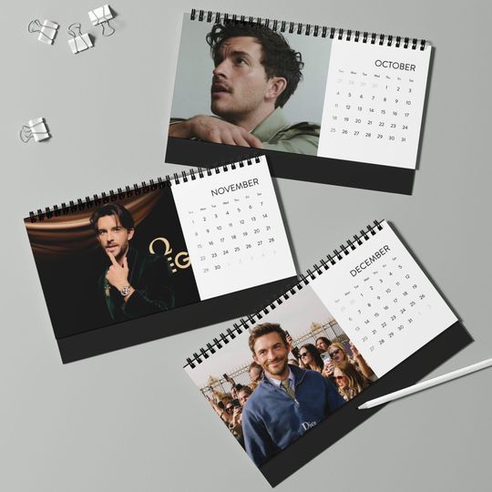 Jonathan Bailey - 2026 Desktop Calendar