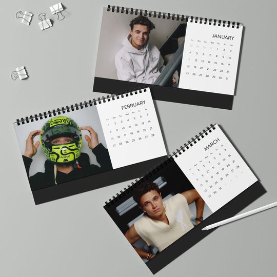 Lando Norris - 2026 Desktop Calendar