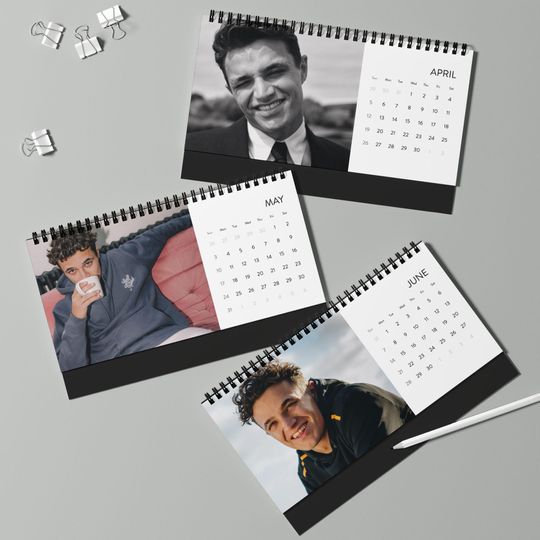 Lando Norris - 2026 Desktop Calendar