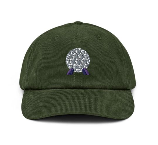 Epcot Embroidered Corduroy Hat in Multiple Colors