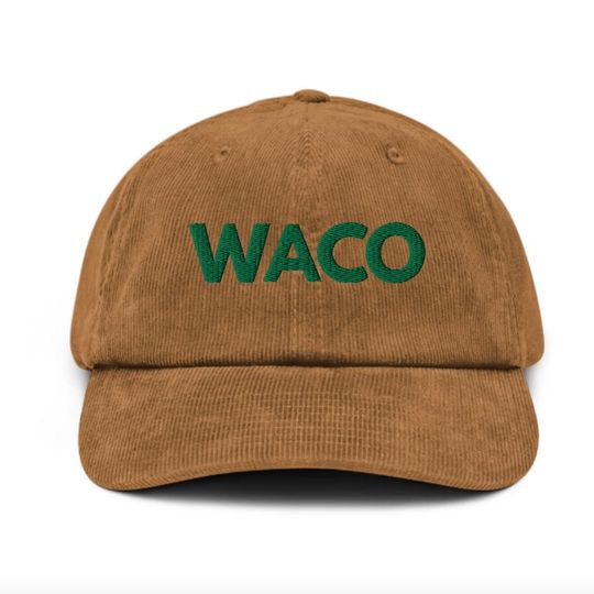 WACO Embroidered Corduroy Hat in Multiple Colors