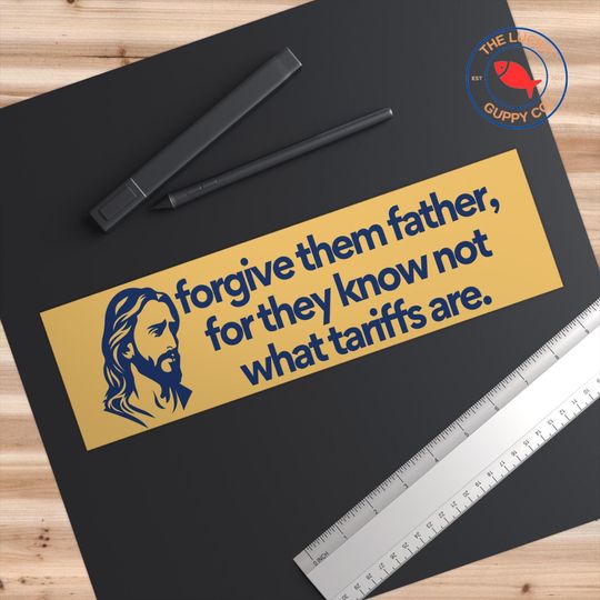 Forgive Them Father Car Refrigerator Bumper Stickers
