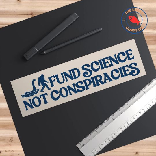 In Science We Trust Bumper Sticker Support NSF & NIH Scientists STEMinist Gift