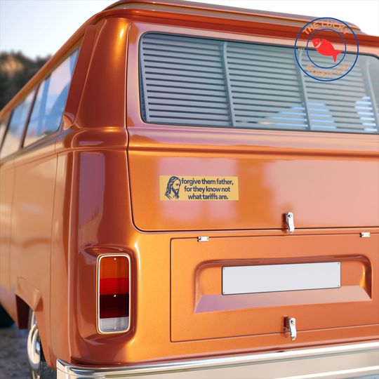 Forgive Them Father Car Refrigerator Bumper Stickers