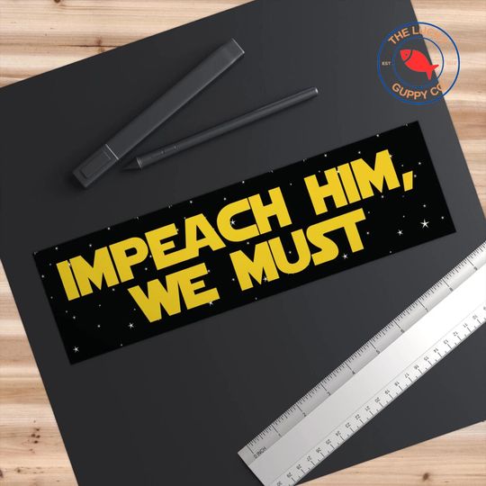 Impeach Trump Sticker, Elon Felon Sticker, Minority Destruction Bumper Sticker