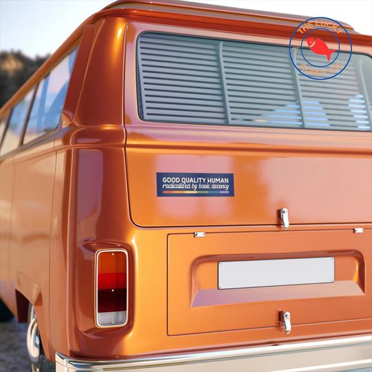 Radical Kindness Bumper Sticker - Practice Basic Decency and Humanity