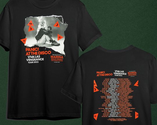 Panic At The Disco Viva Las Vengeance Tour 2022 Tshirt